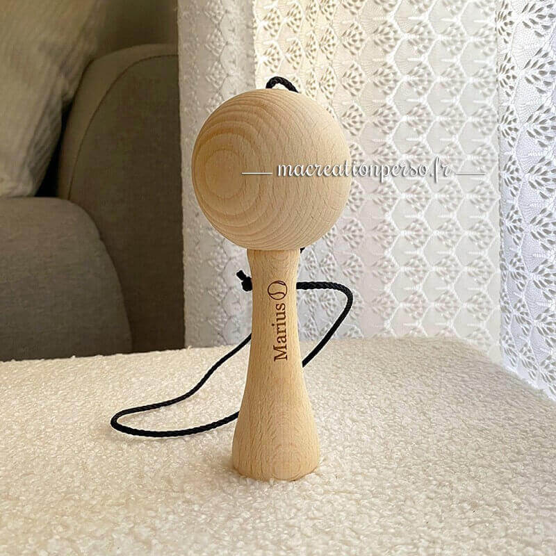 Bilboquet jeu bois personnalisé