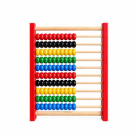 Boulier en bois coloré Montessori pour apprendre à compter aux enfants