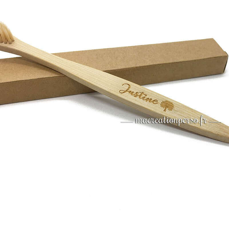Brosse à dent personnalisé en Bambou 