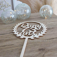 Cake topper d'anniversaire Dany 73 ans