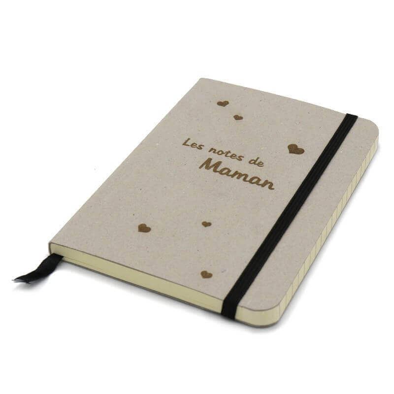 Carnet / Bloc note à personnaliser couleur gris