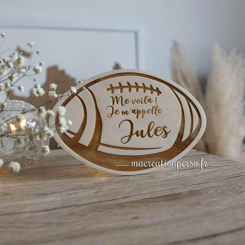 Carte de naissance rugby