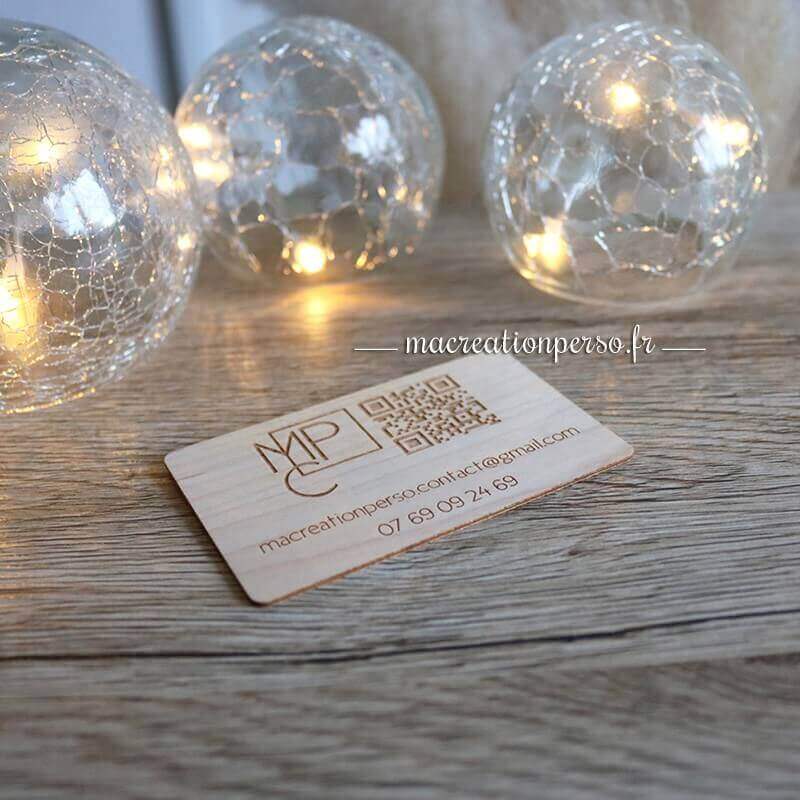 Carte de visite QR code NFC smartphone