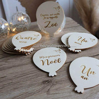 Cartes étapes importantes enfant