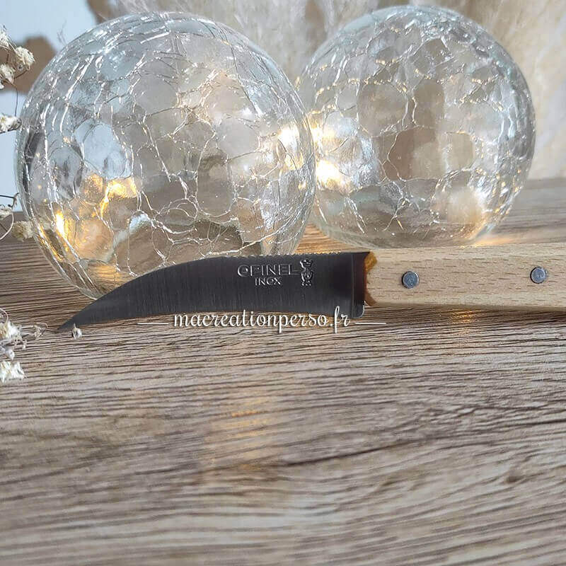 Couteau courbé Opinel n° 114 pour légumes à graver