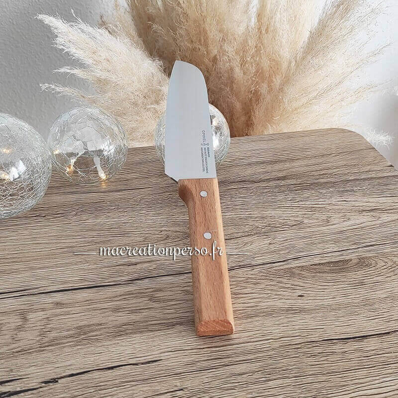 Couteau de cuisine Japonais Santoku personnalisable Opinel