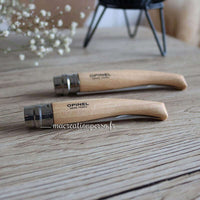 Couteau effilé opinel en hêtre numéro 8 et 10