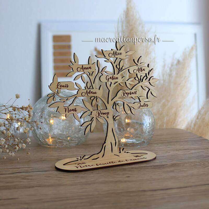 Décoration olivier personnalisé arbre de vie
