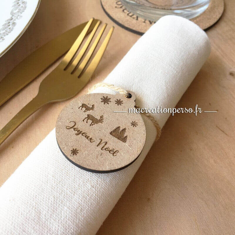 Décoration pour serviette de table personnalisable