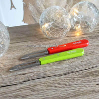 Économe cuisine couteau éplucheur Opinel pour légumes n° 115 rouge et vert