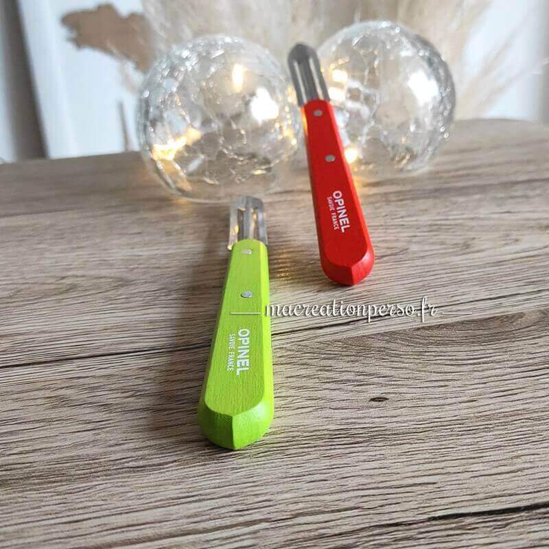 Éplucheur à légumes Opinel couteau n° 115 rouge et vert