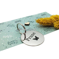 Médaille pour chien ou médaille pour chat ronde - dorée et argentée - Macreationperso