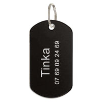 Médaille militaire  personnalisée noire  - 50 x 29 mm 