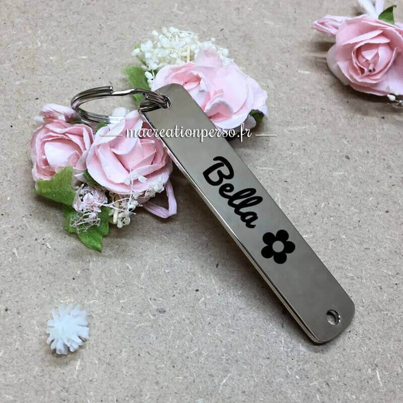Médaille rectangle chien en métal personnalisée