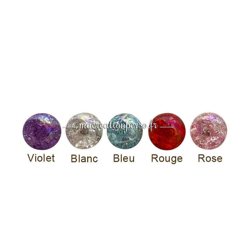 Perles de couleur au choix