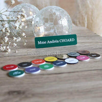 Plaque boîte aux lettres personnalisée et ses coloris disponibles