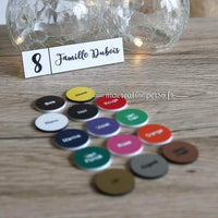 Plaque postale numéro maison et les coloris disponibles