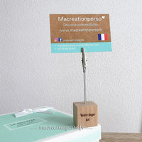 Porte photo à pince personnalisable