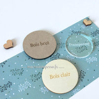 Quatres matières de la Botte de Noël personnalisée fabrication francaise
