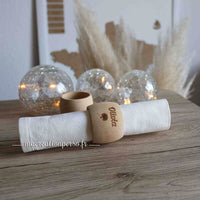 Ronds de serviette de table personnalisés