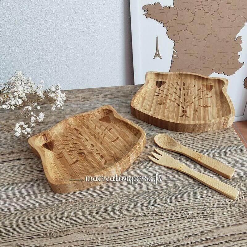 Set de table lavable gravé
