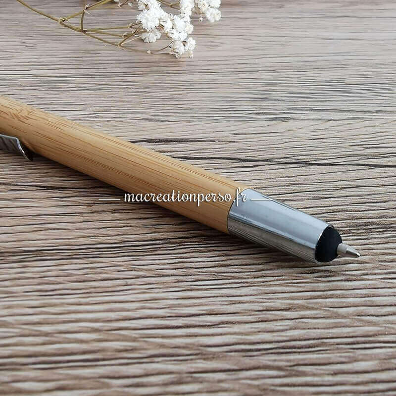 Stylo en Bambou personnalisé 