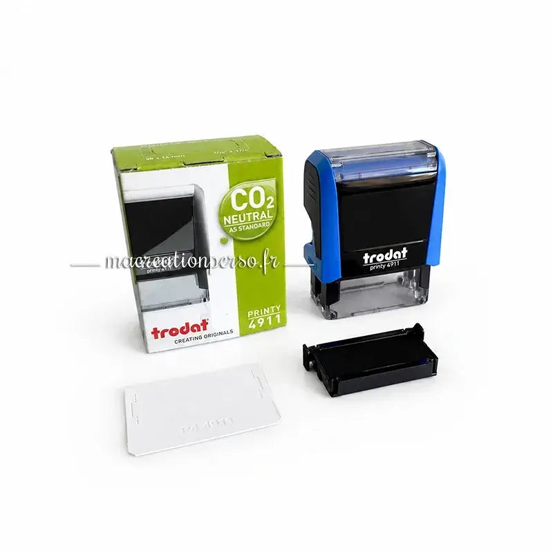 Tampon encreur Trodat 4911 compact et ergonomique, idéal pour le bureau.