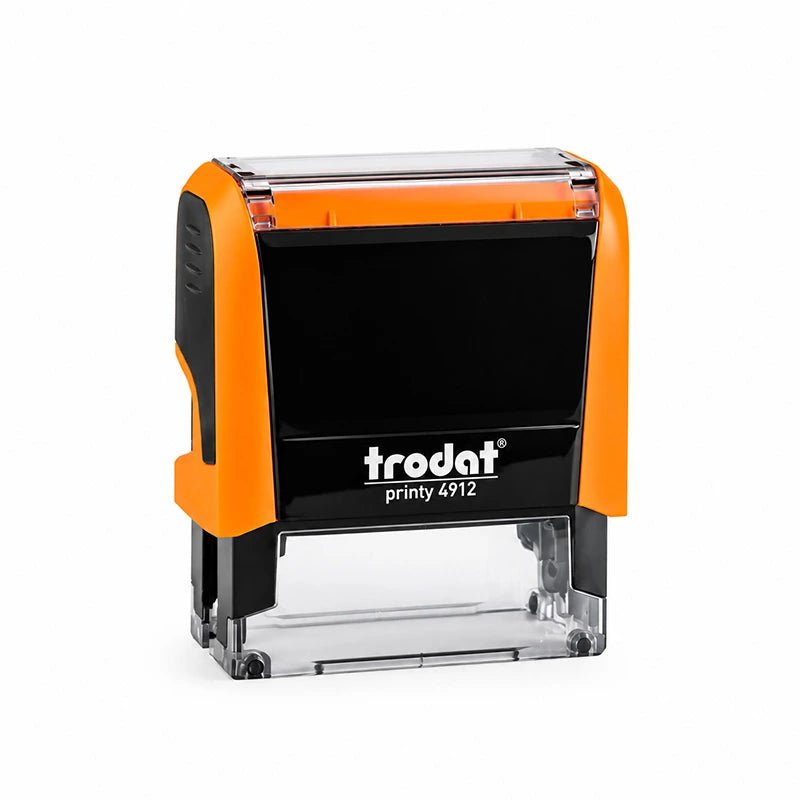 Tampon encreur automatique Trodat Printy 4912 orange et noir
