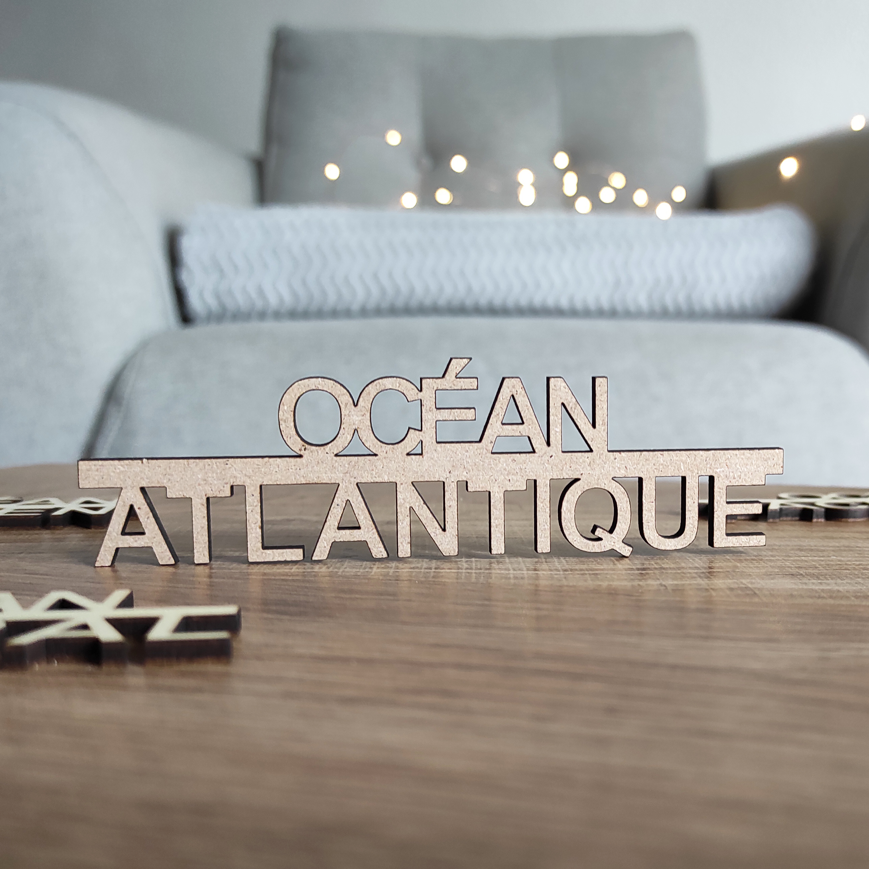 Océan atlantique en bois