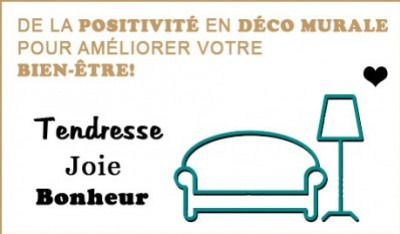 De la positivité en déco murale pour améliorer votre bien-être!