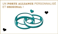 Un porte alliance personnalisé et original !